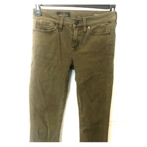 J. Crew toothpick olive 26